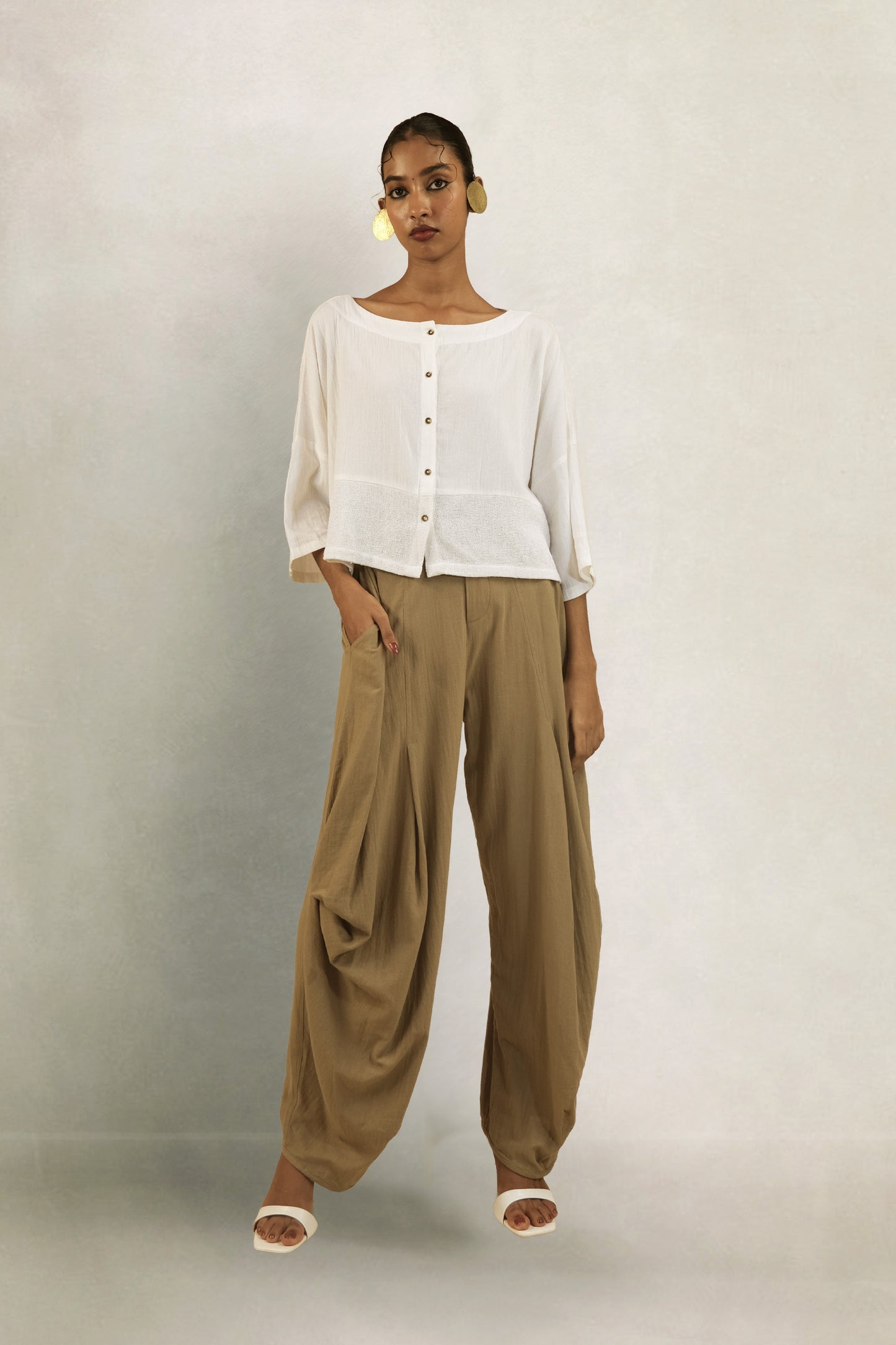 Tahira Crop blouse