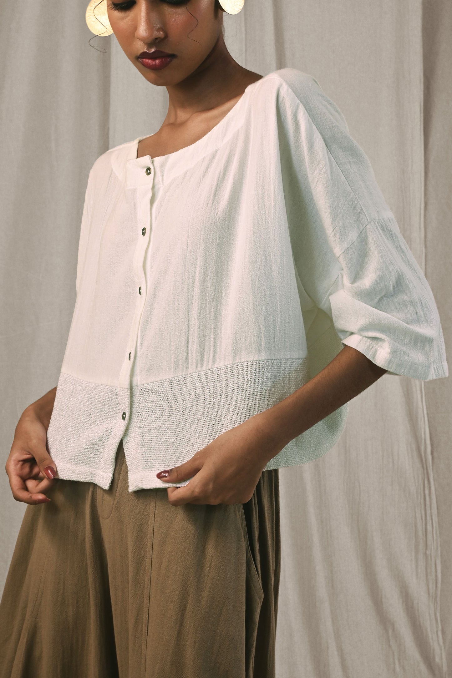 Tahira Crop blouse