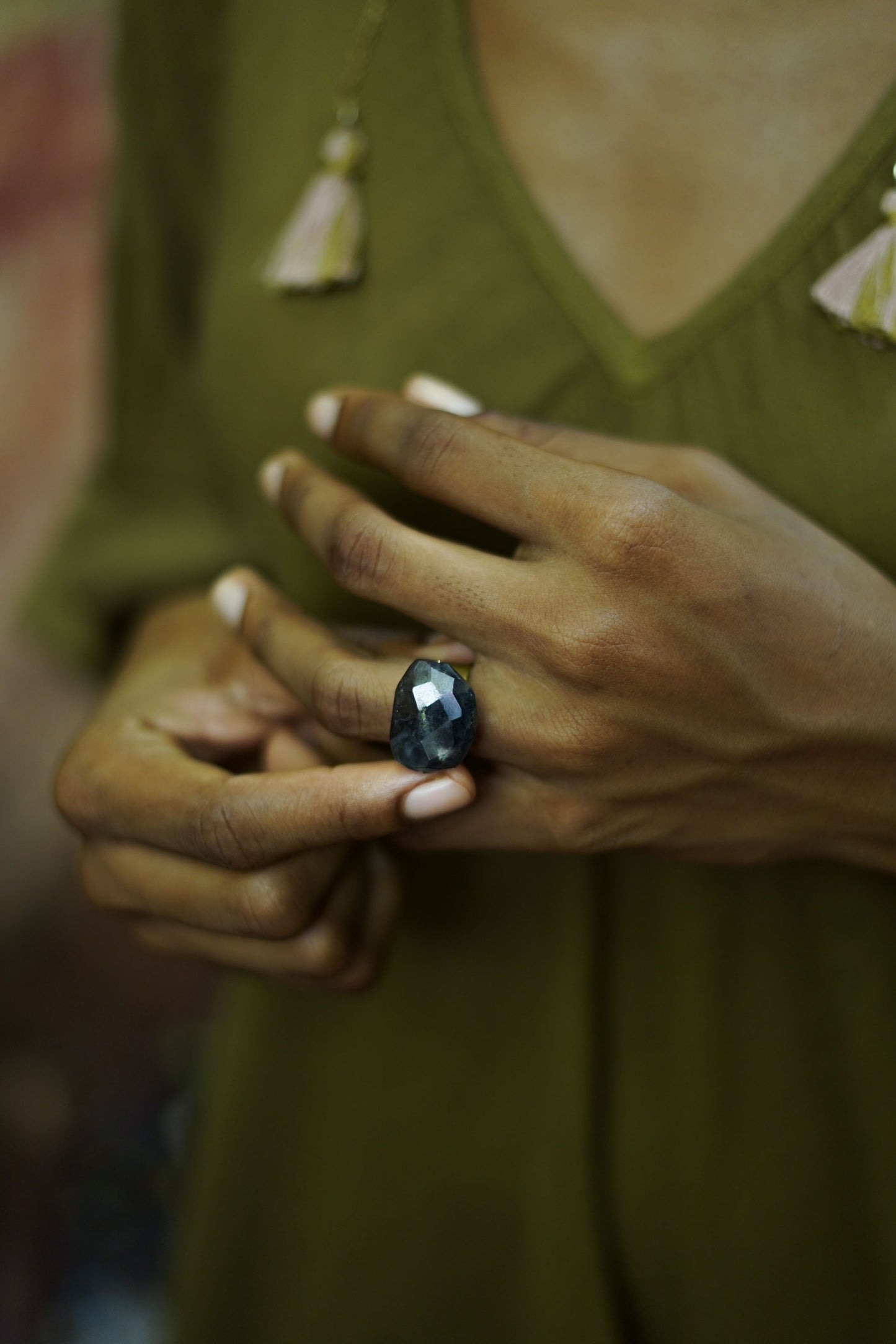 Black Stone Ring