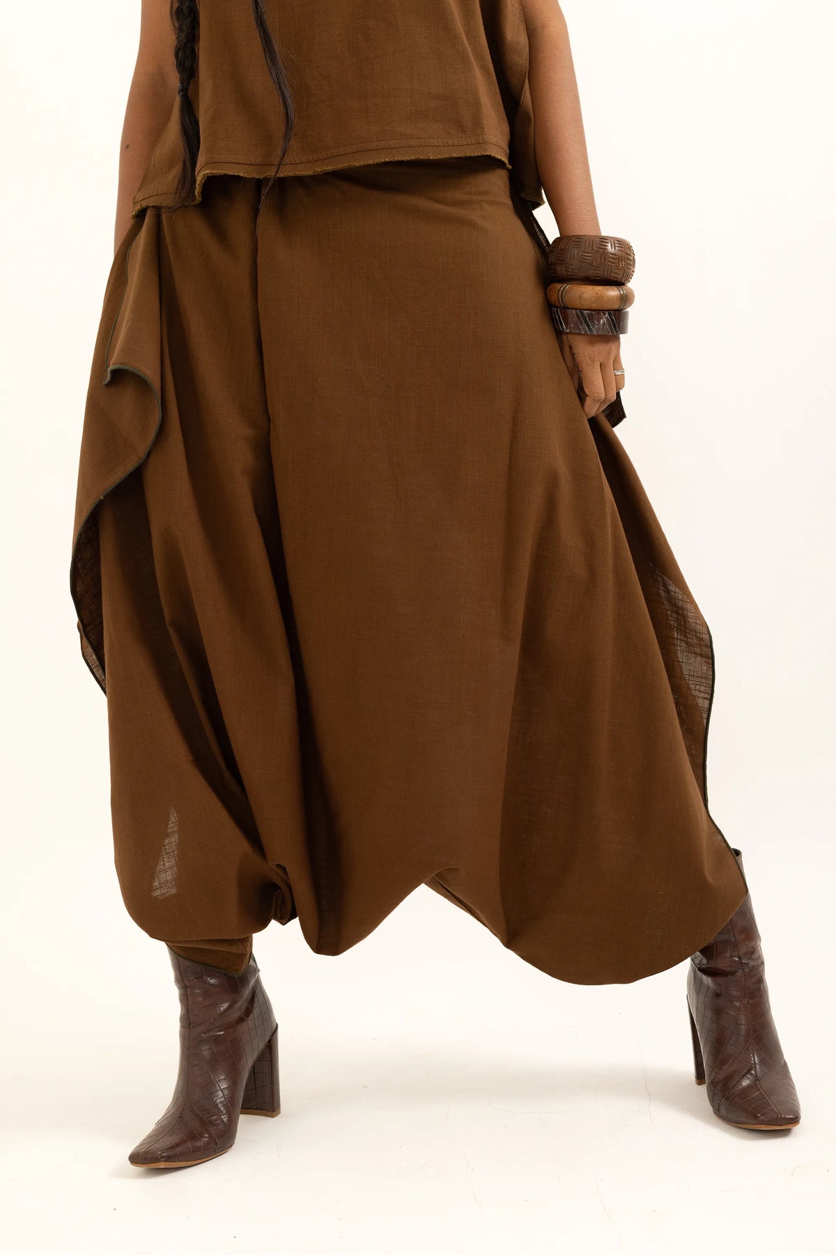 FAIZ PANTS | BARK BROWN