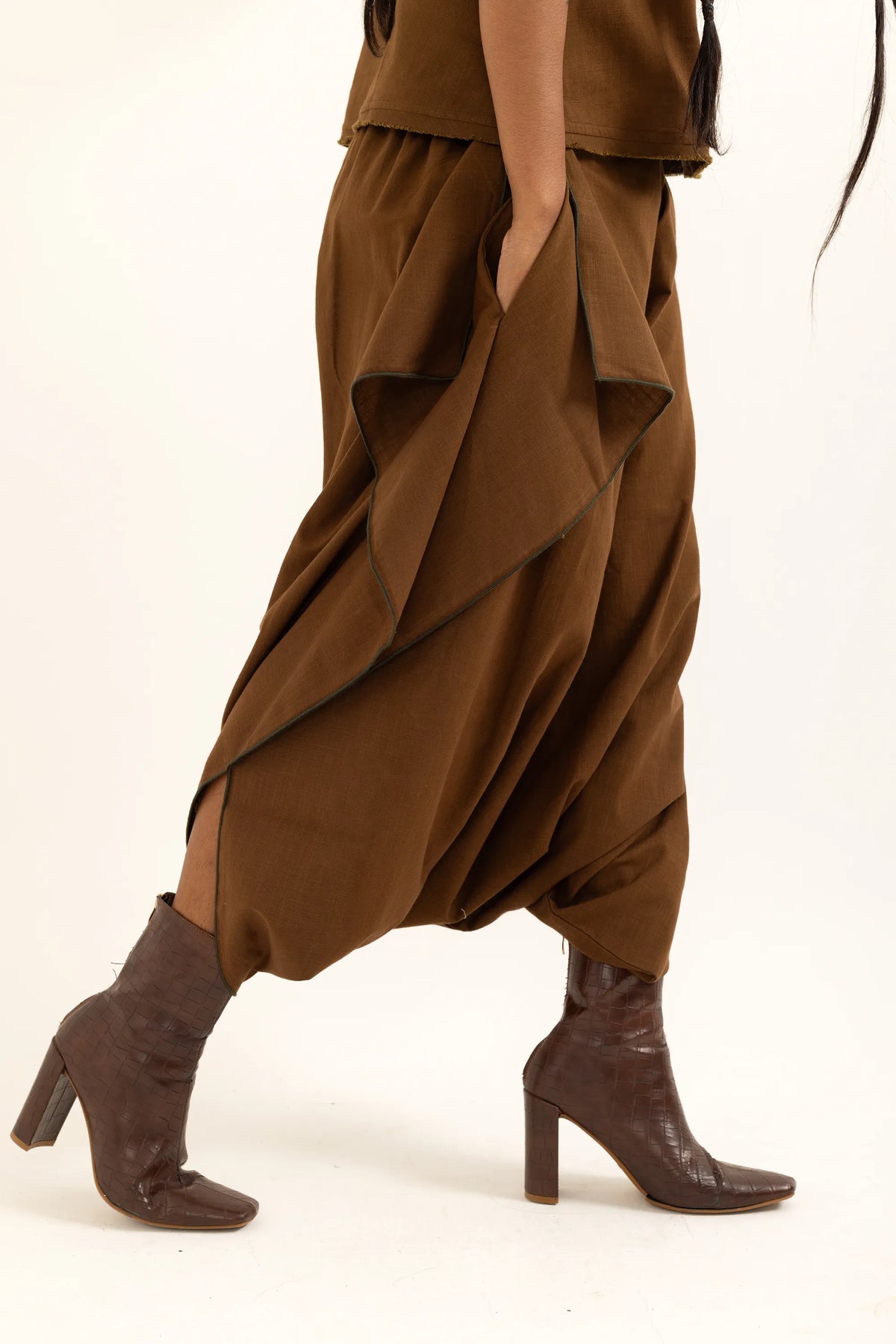 FAIZ PANTS | BARK BROWN