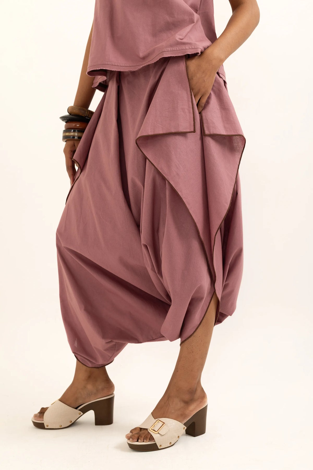 FAIZ PANTS | DUSTY PINK