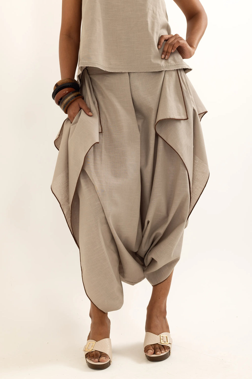 FAIZ PANTS | TAUPE