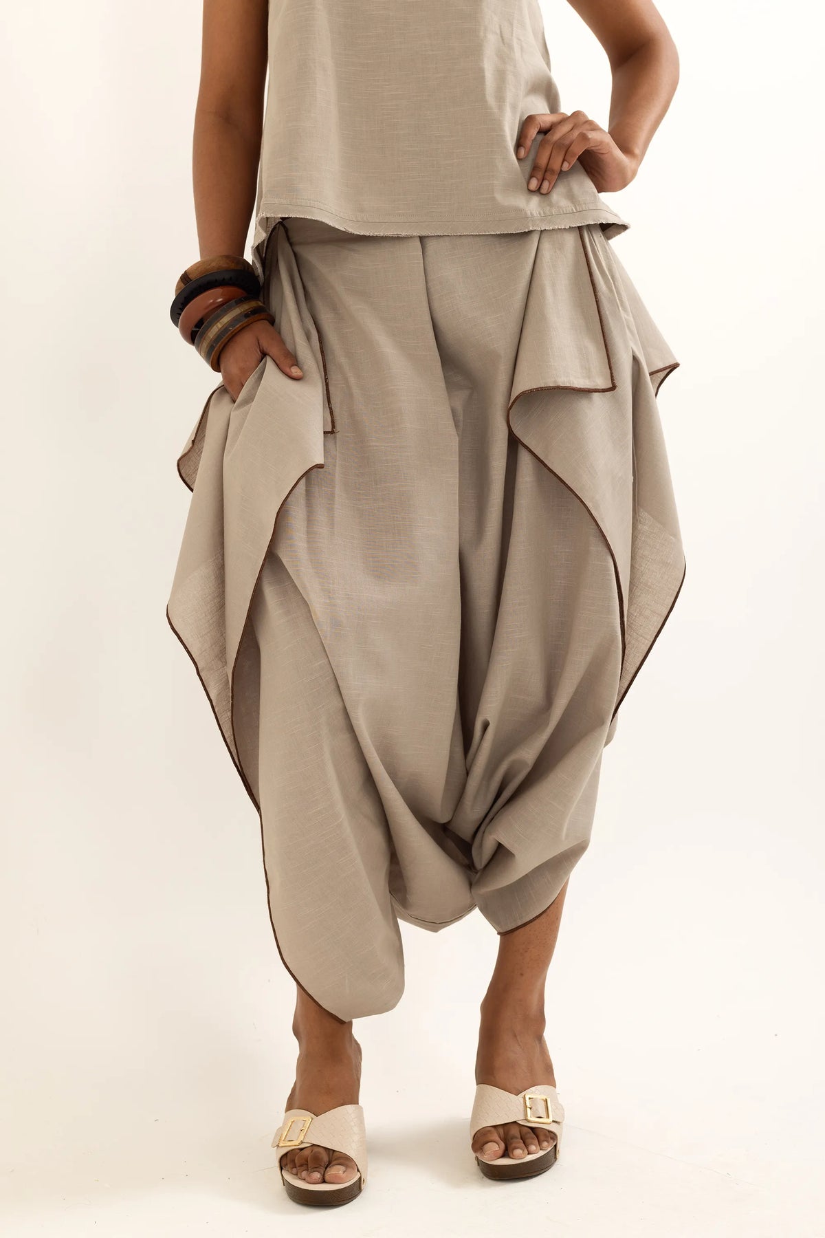 FAIZ PANTS | TAUPE