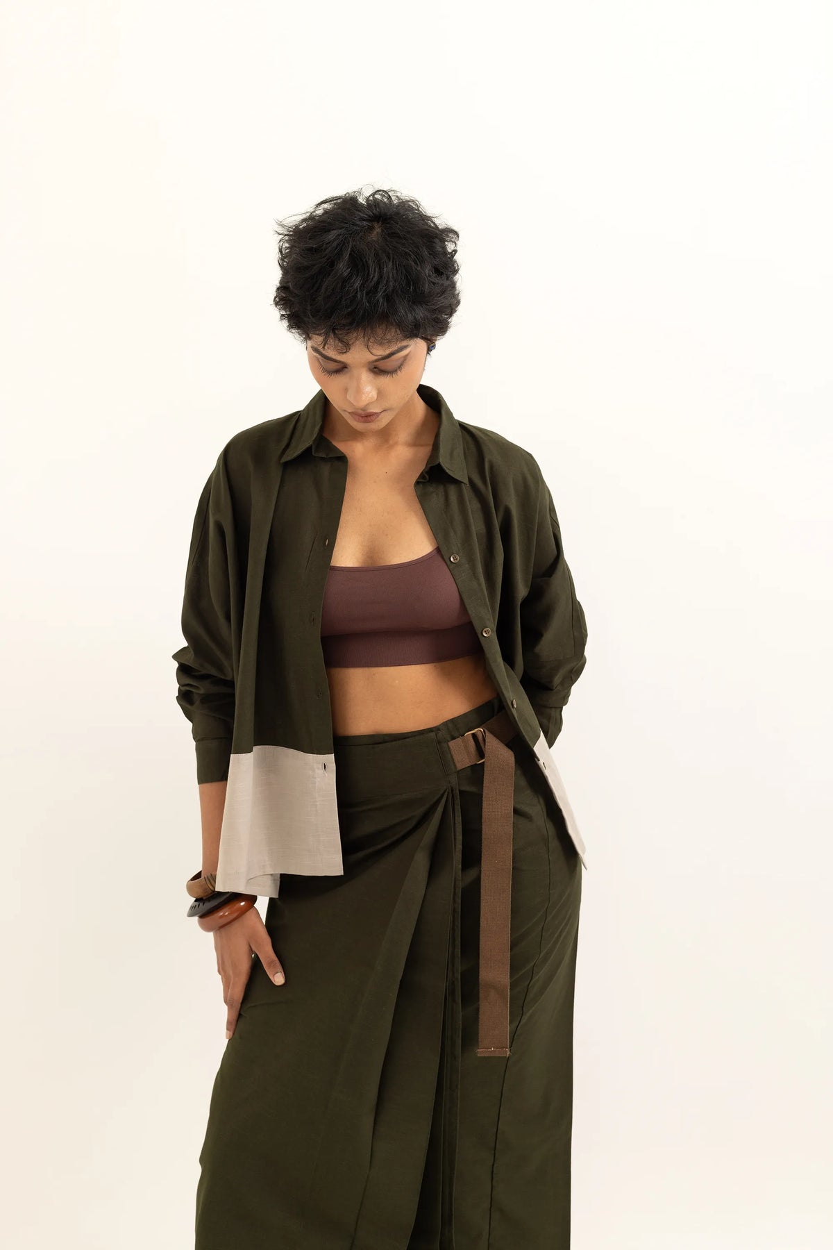 WRAP AROUND LUNGI | SAP GREEN