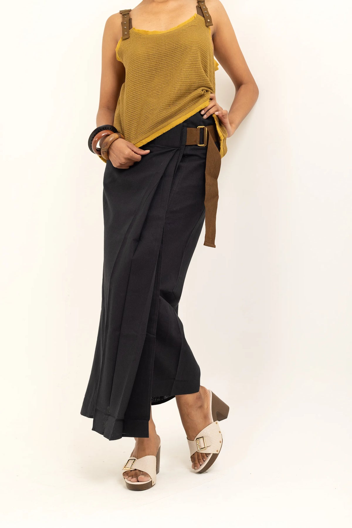 WRAP AROUND LUNGI | BLACK