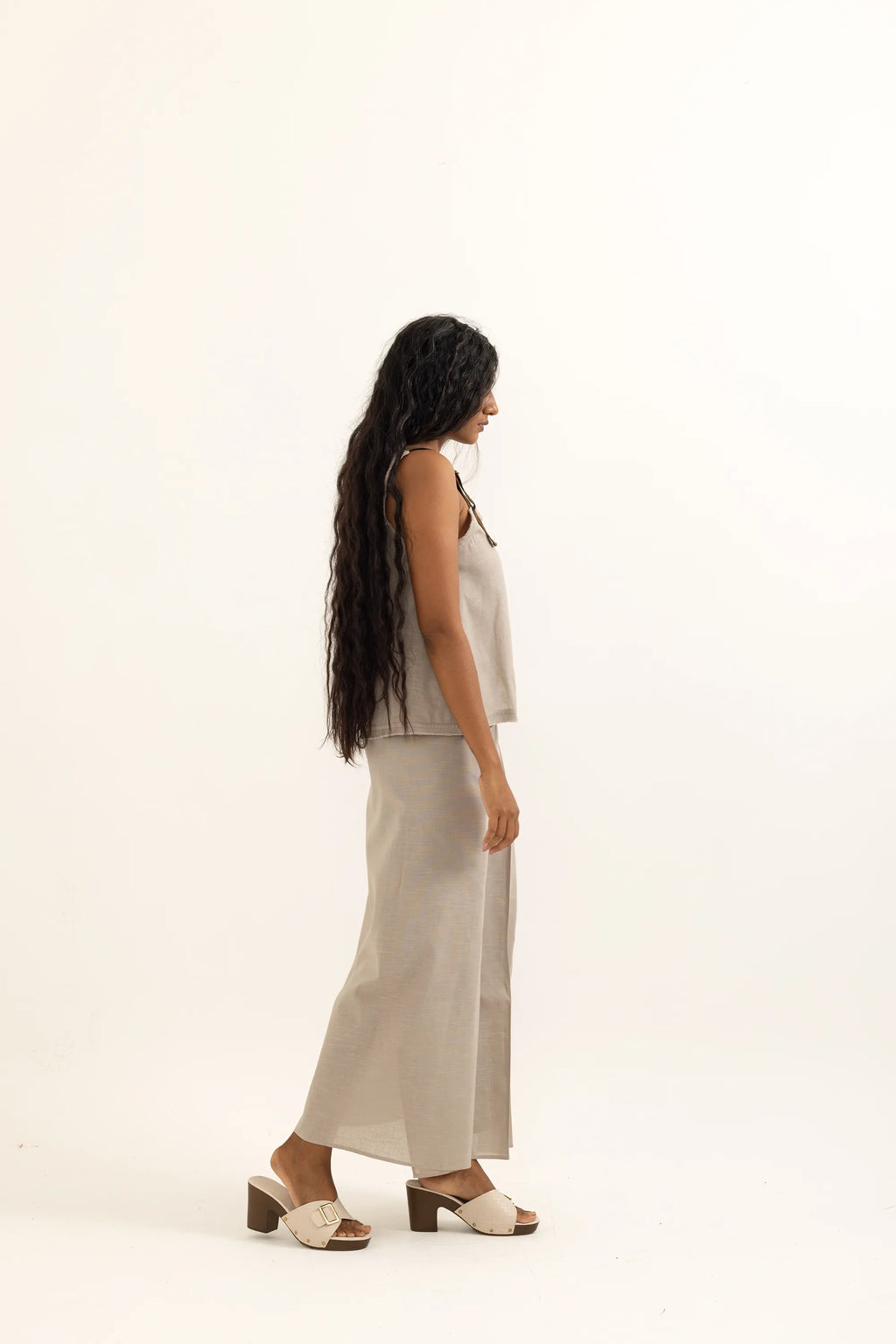 WRAP AROUND LUNGI | TAUPE