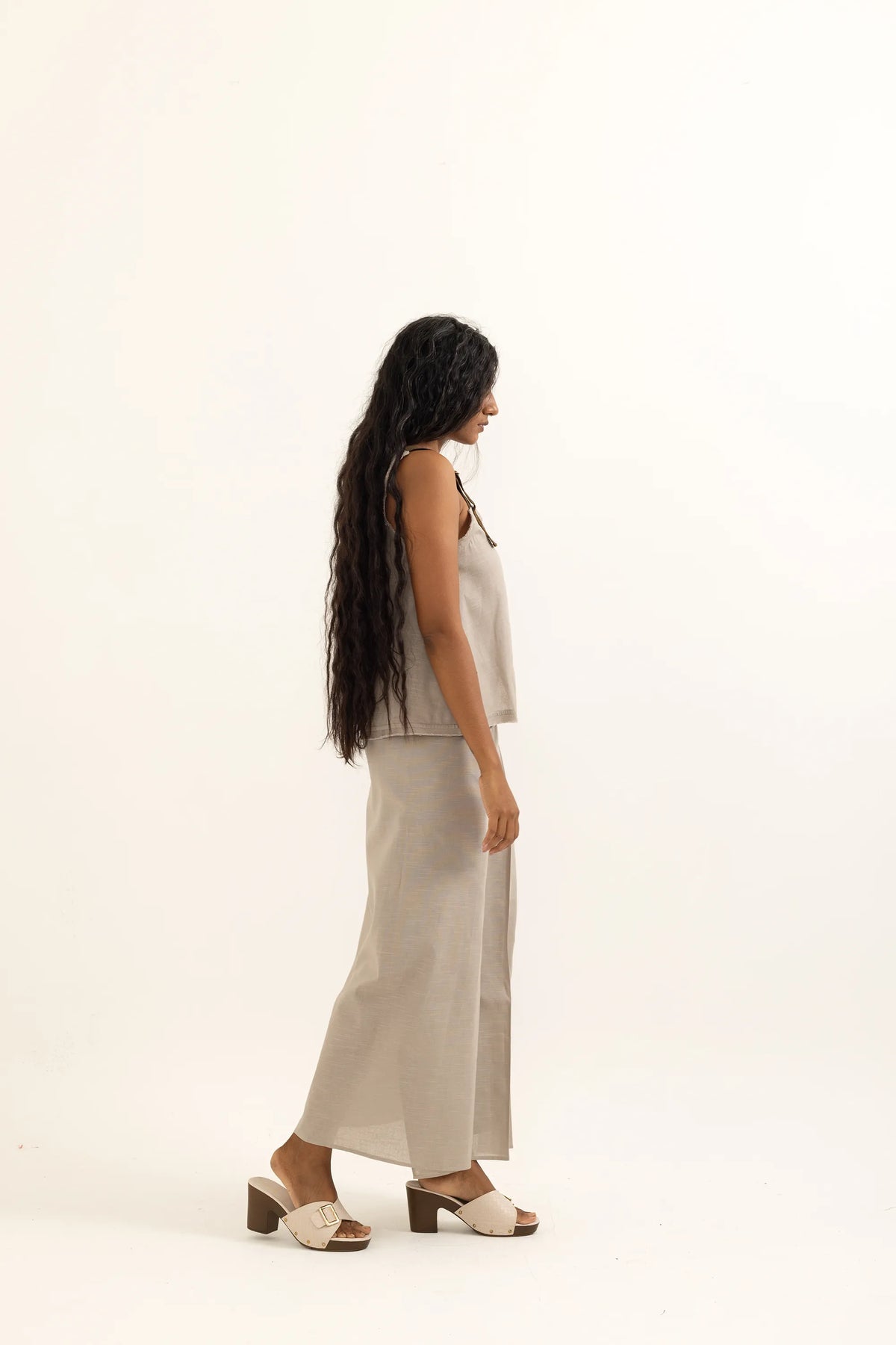 WRAP AROUND LUNGI | TAUPE