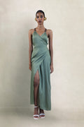 WRAP DRESS | AQUA