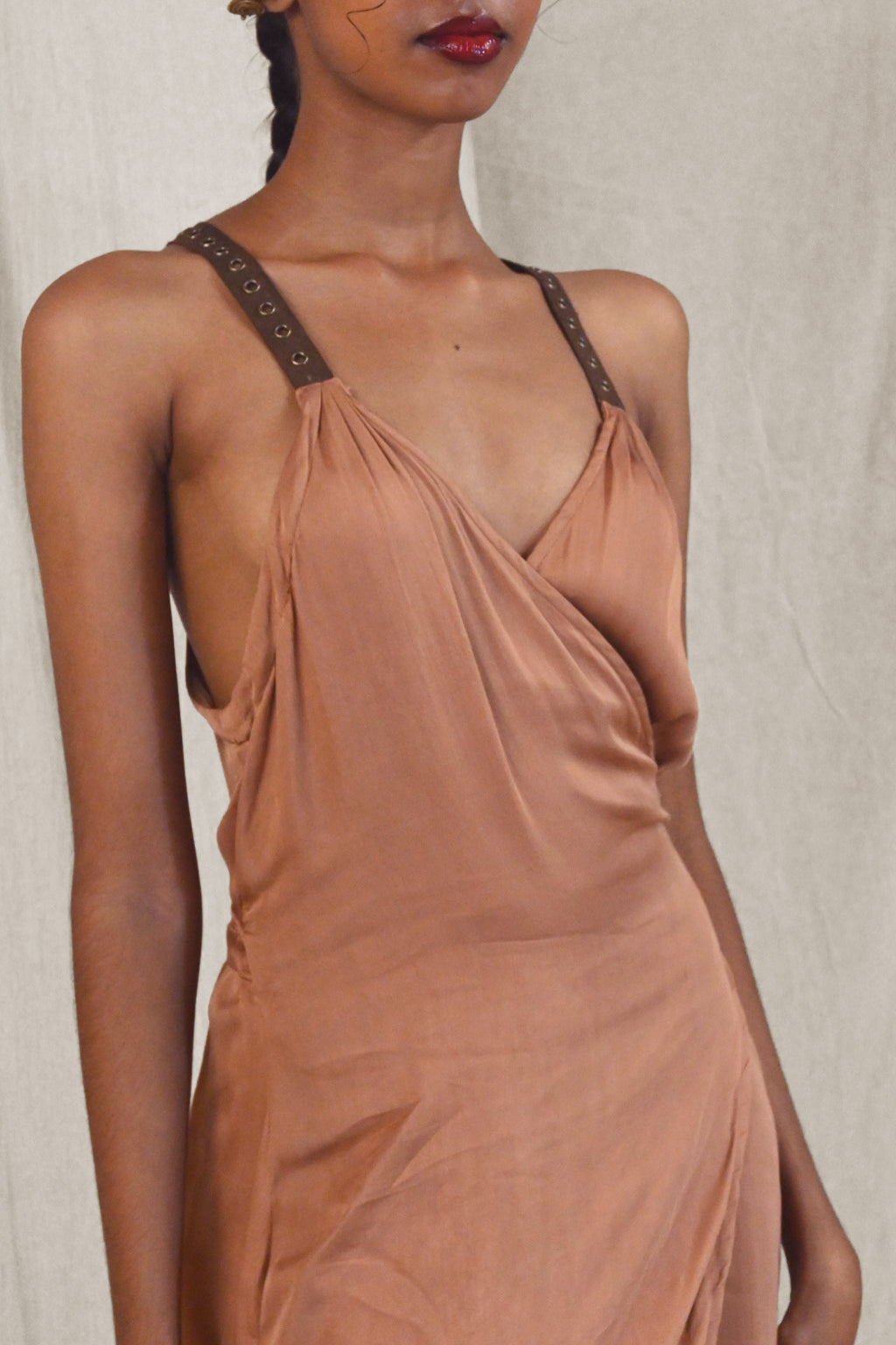 WRAP DRESS | NUDE