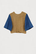 Blouse with sleeve (Check)