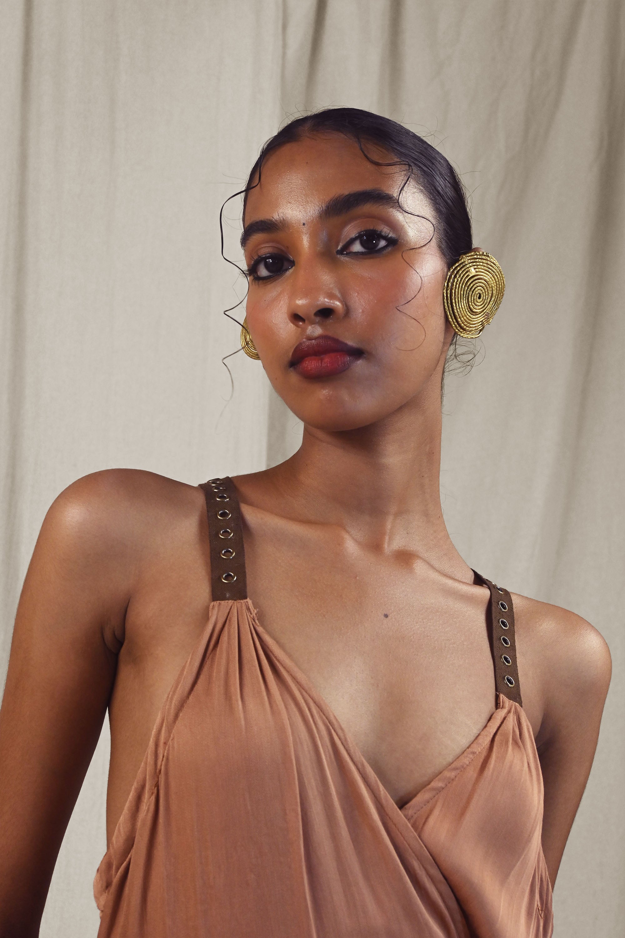 WRAP DRESS | NUDE