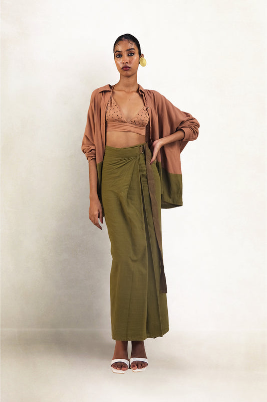 Boxy Shirt - Color Blocked