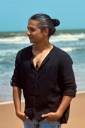 black shirt for men