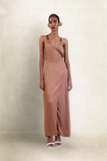 WRAP DRESS | NUDE