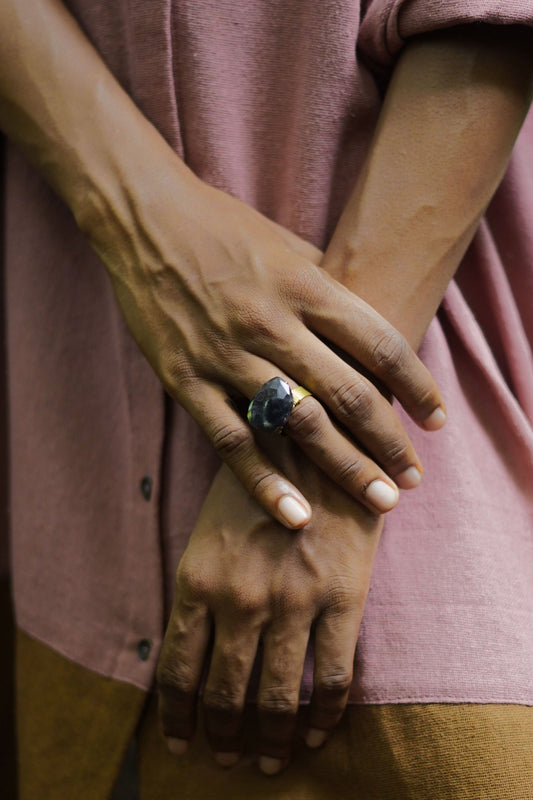 Black Stone Ring