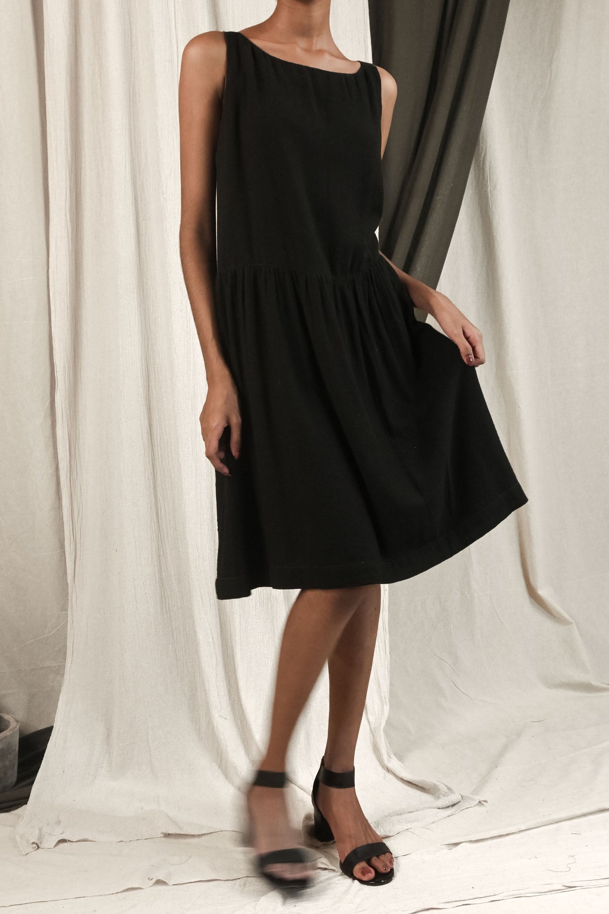 Short Vintage Dress | Black