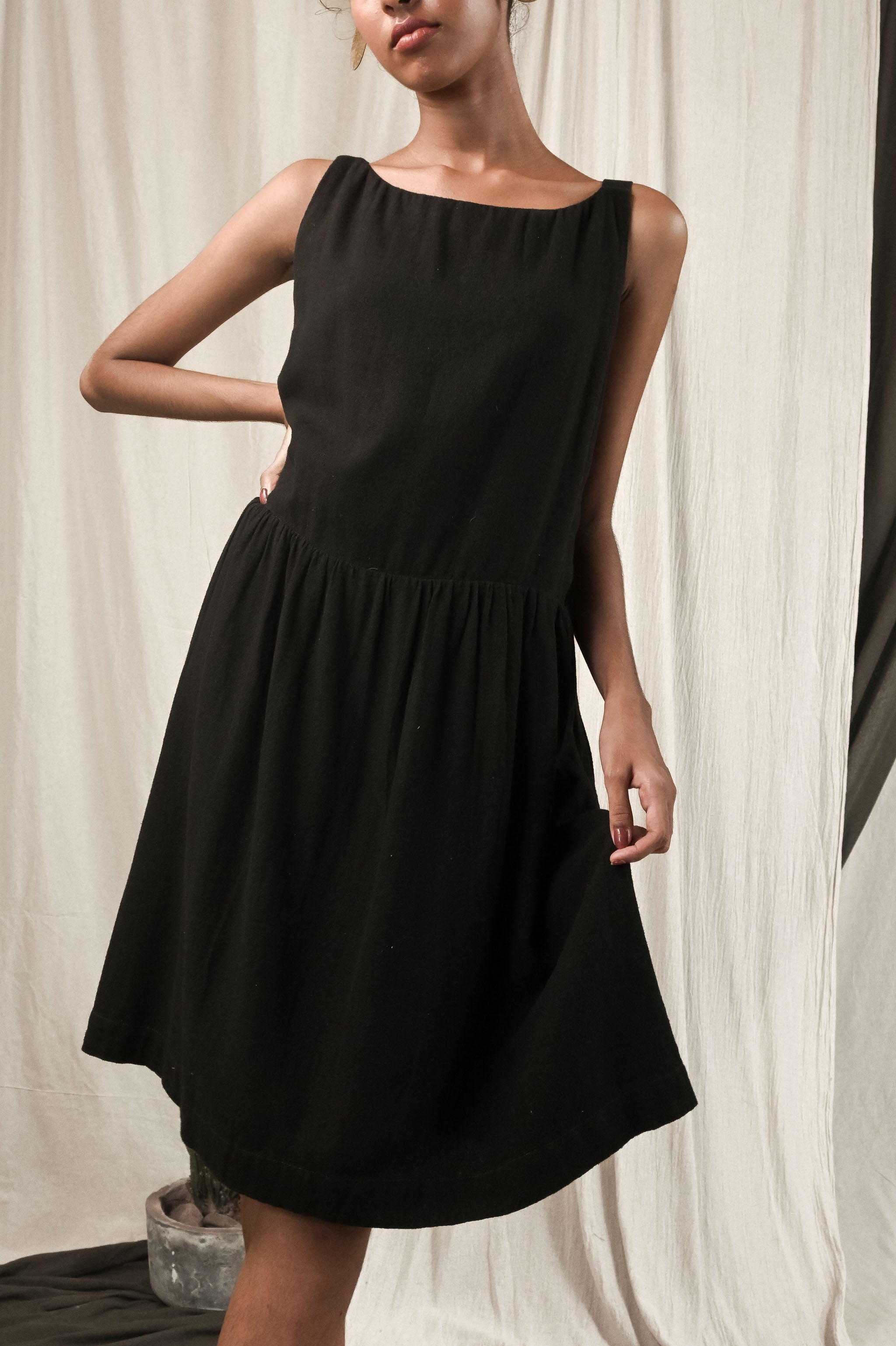 Short Vintage Dress | Black