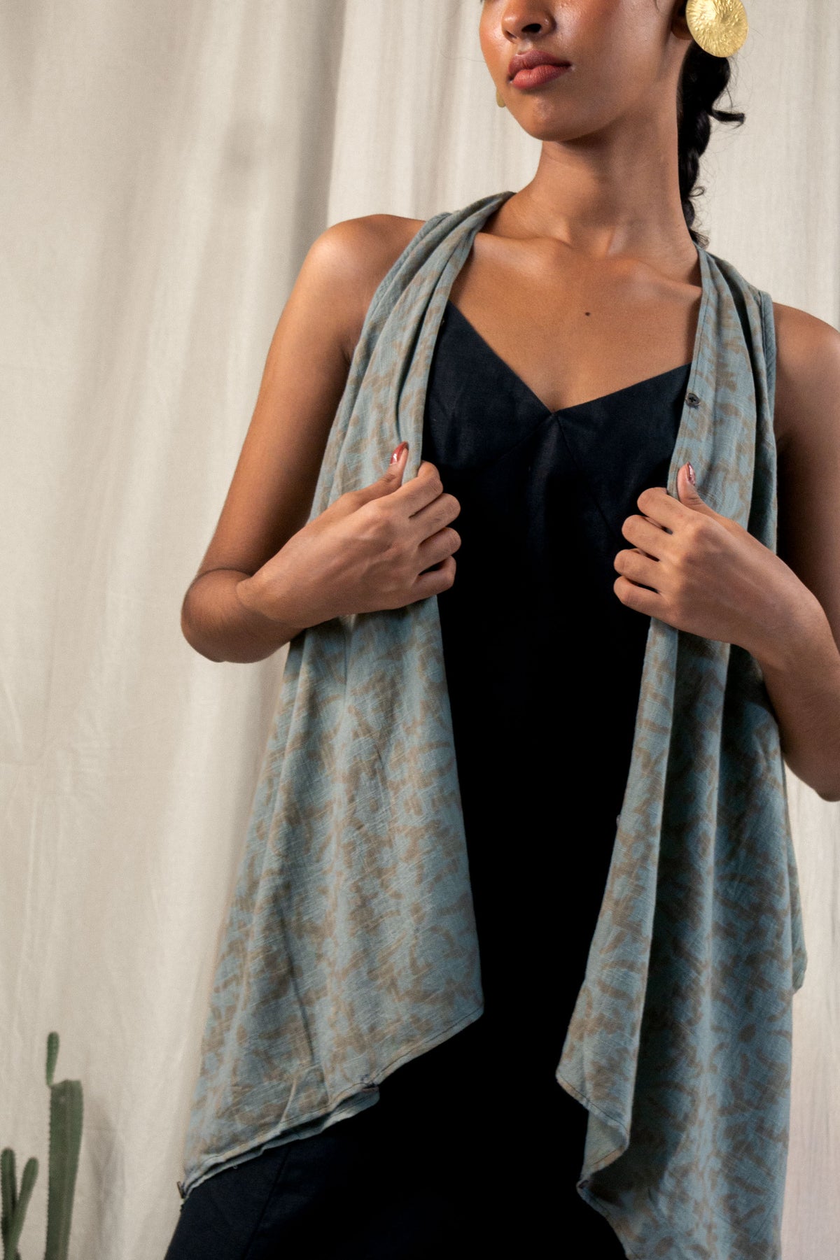 Kaifi Jacket - Block Printed (Unisex)