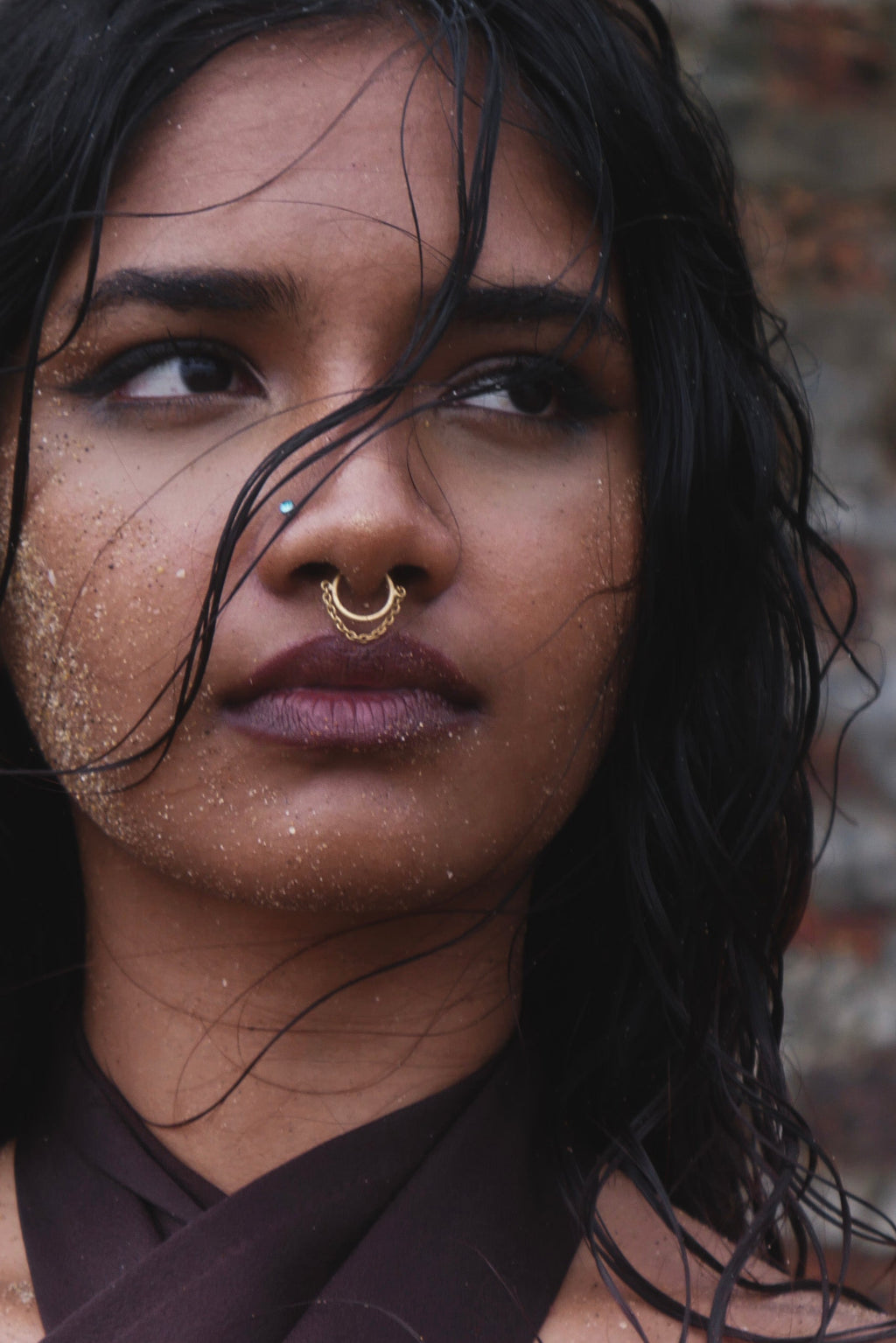 Chain septum gold