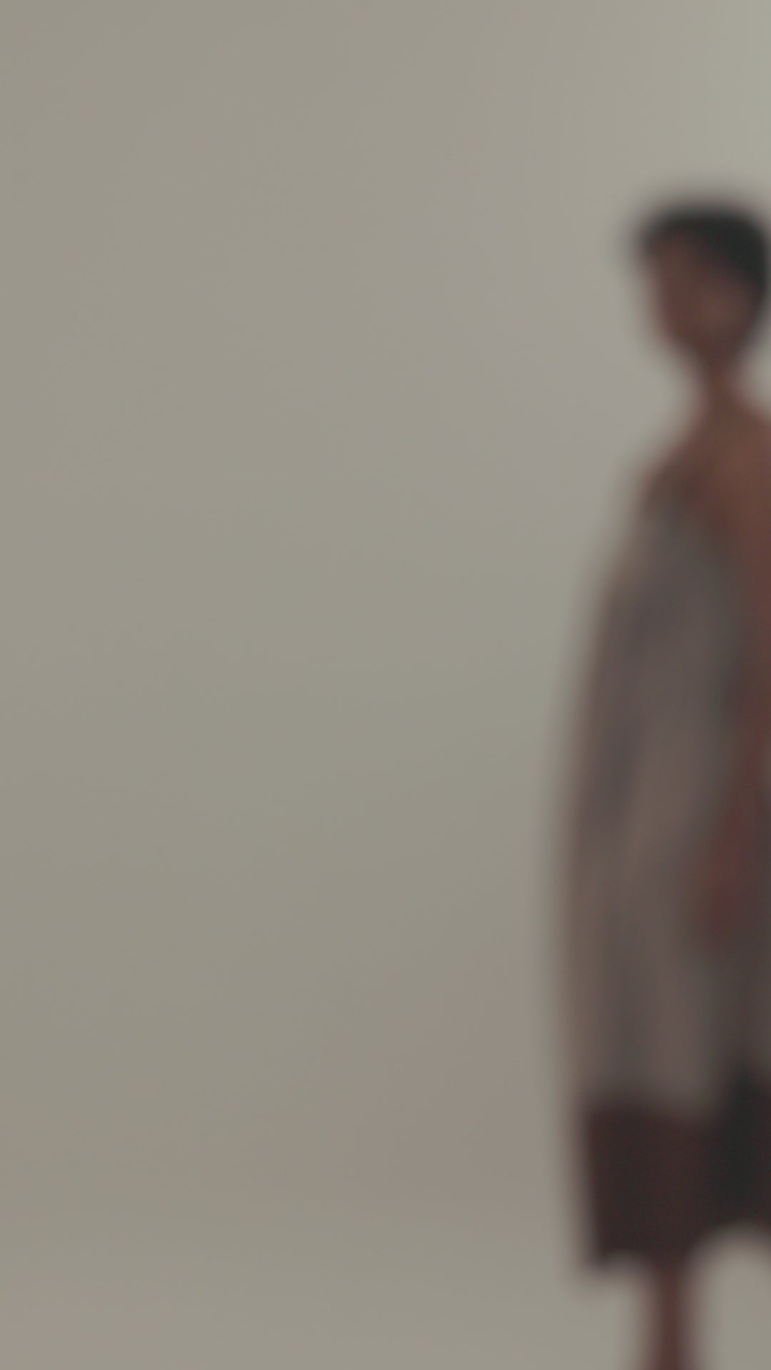 PINAFORE DRESS | TAUPE-SAP GREEN