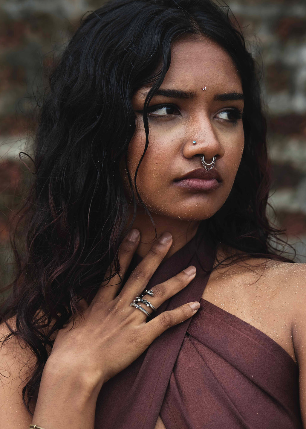 Saiba ring - silver