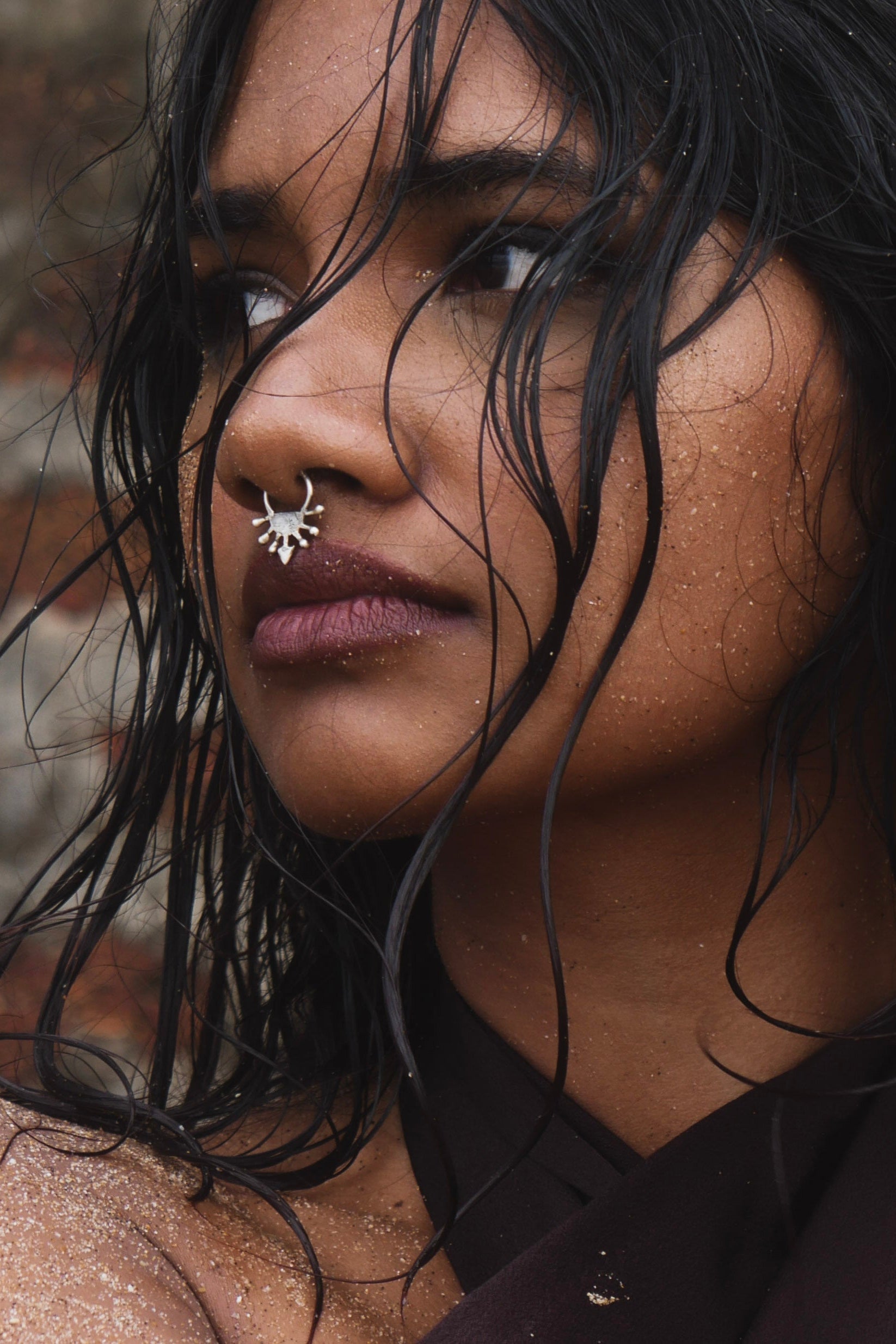 Sun septum silver