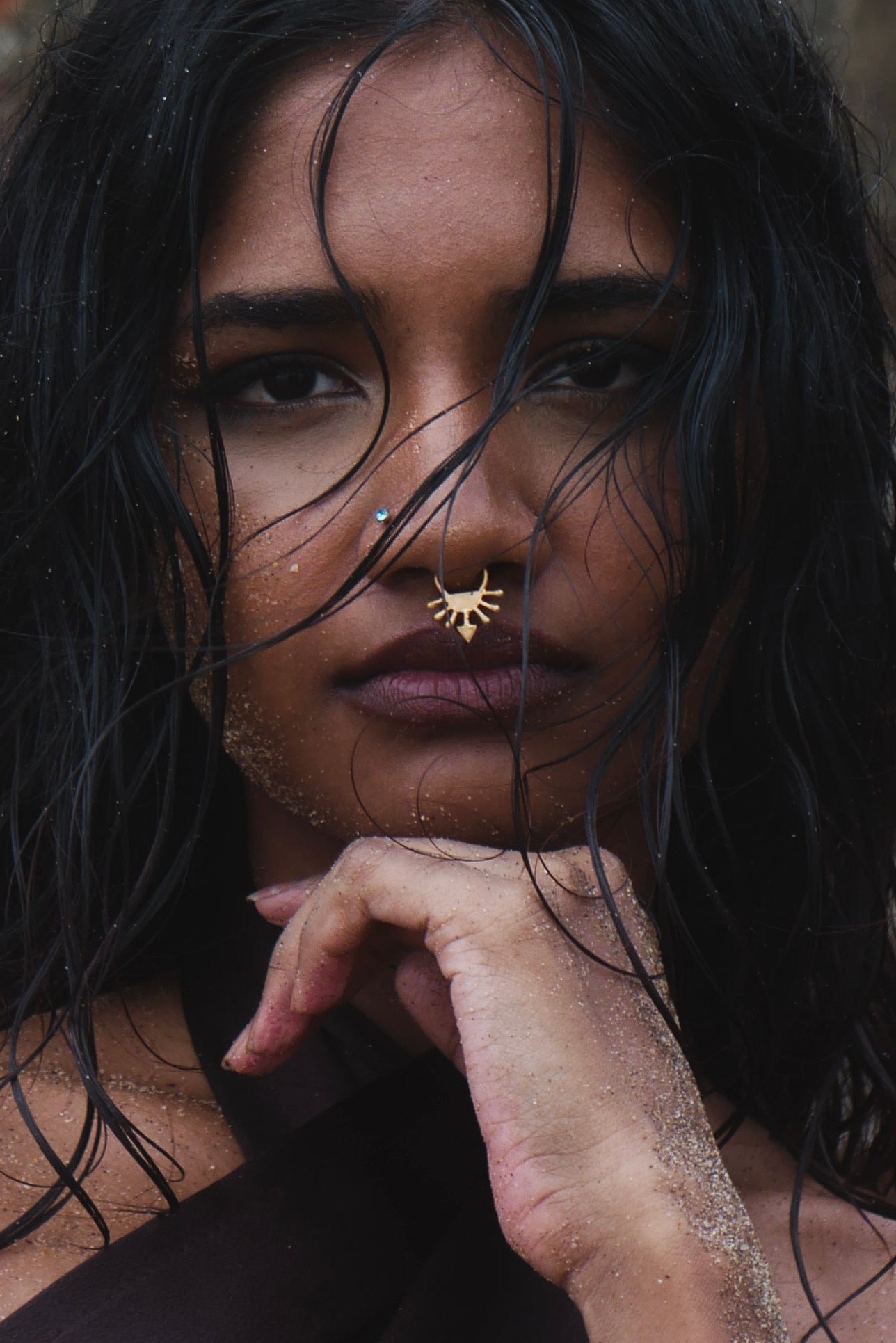 Sun septum gold